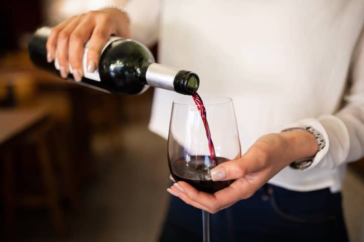 Glass of wine