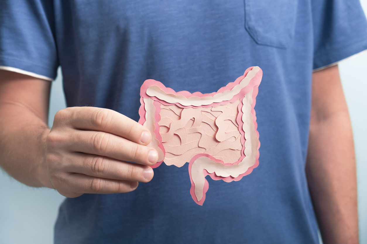 Paper cut out of the gut