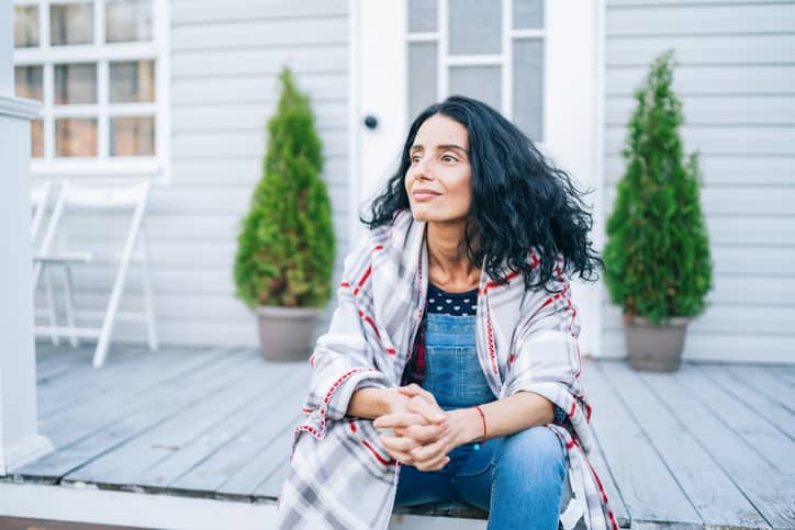 Perimenopausal woman