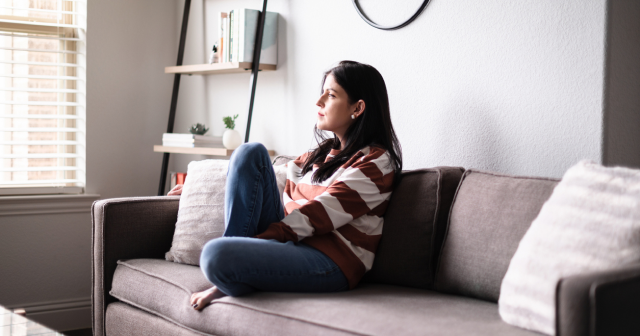 Young woman going through early menopause